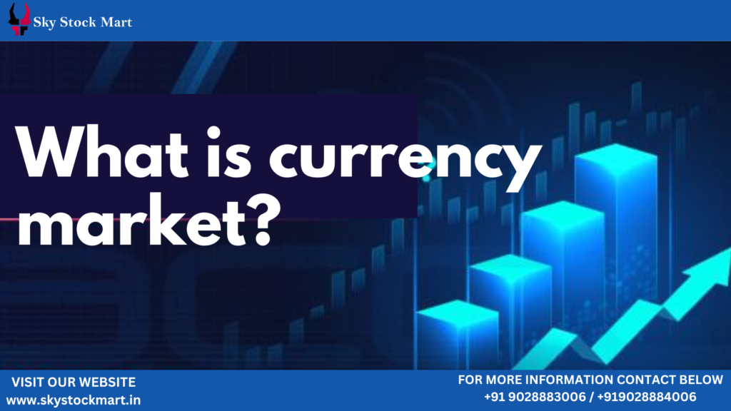 What is currency market?